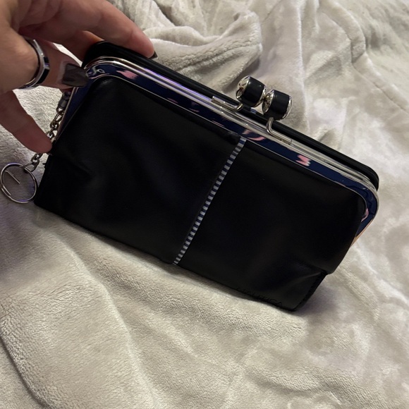 Nautica Black Clutch with Silver Accents - Picture 6 of 9
